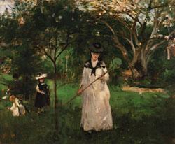 Berthe Morisot The Butterfly Hunt China oil painting art